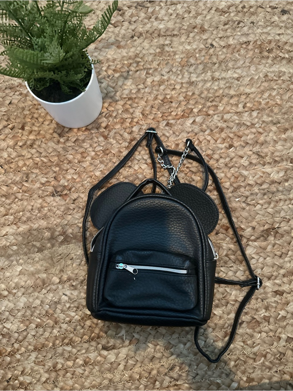 BLACK MINI DISNEY BACKPACK